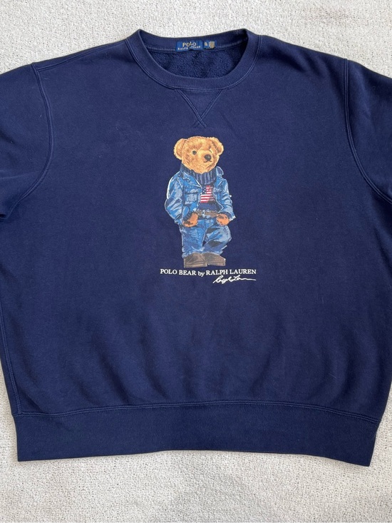 Ralph Lauren Other - Ralph Lauren Navy Sweatshirt with Polo Bear Graphic